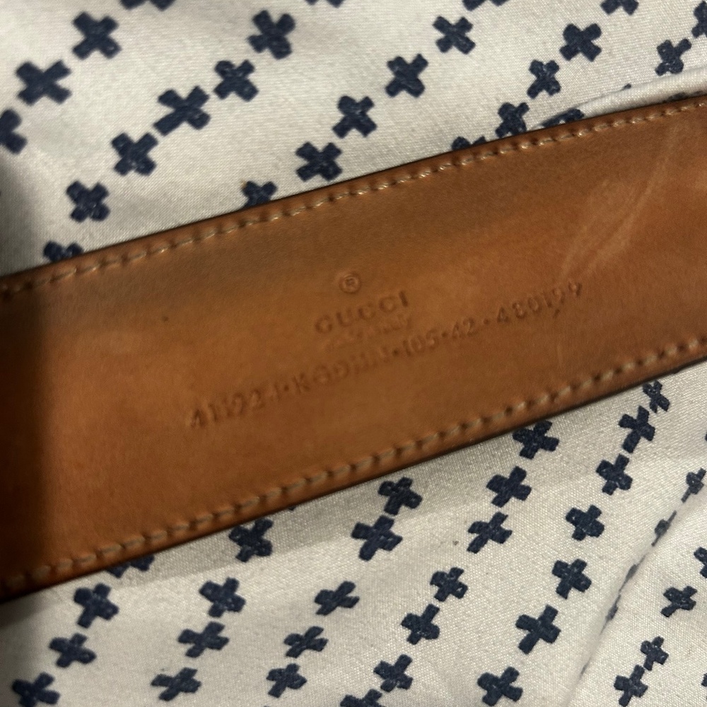 Authentic Gucci Belt with Dust Bag & Box